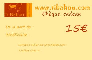 Chèque-cadeau de 15€