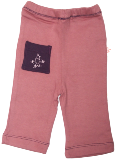 Pantalon bébé souple bio vieux rose