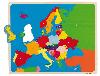 Puzzle carte de l'Europe en bois