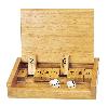 Jeu Shut the box de voyage en bois