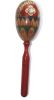 Maracas décorée en bois tourné