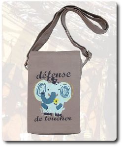 Pochette bandoulière bio pour enfant - Eléphant