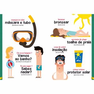 Guide de conversation de voyage pour enfant : portugais