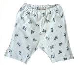 Pantalon souple naissance en coton bio moutons