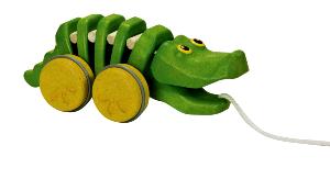 Alligator à tirer – jouet d'éveil Planwood