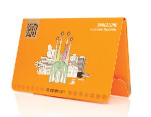 Barcelone, Coloriage 3D City